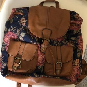 Floral backpack
